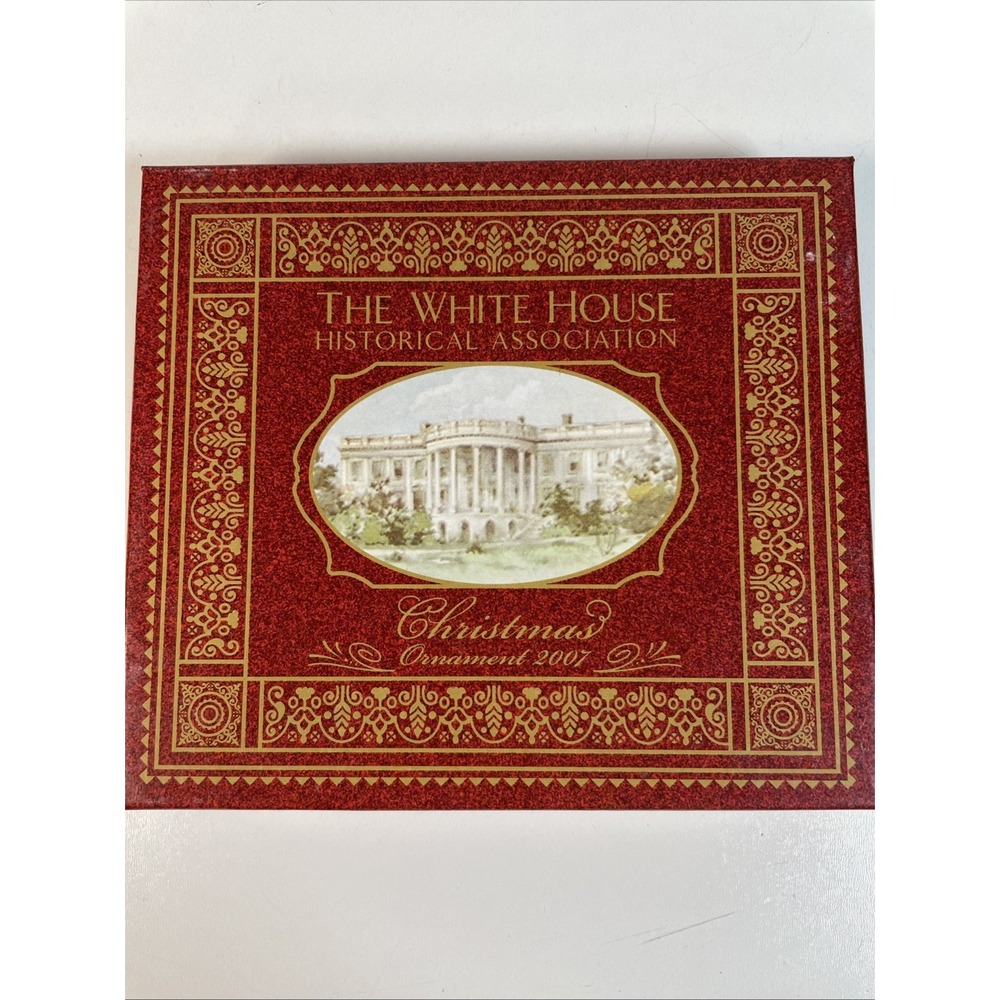 2007 Offical The White House Historical Association Christmas Ornament w/ Box